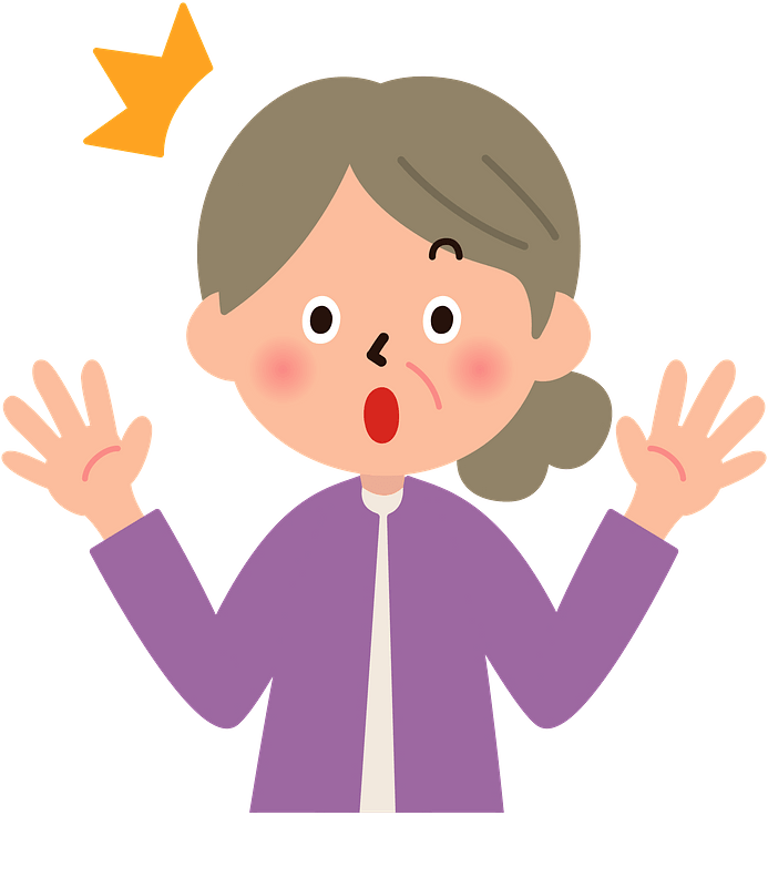 Woman Vector Surprised Transparent PNG Image