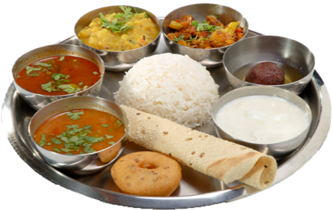 Food Veg Plate Transparent PNG Image