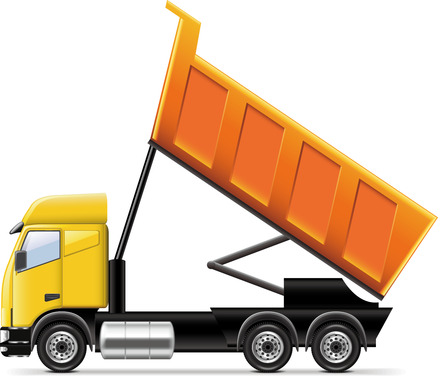 Cargo Truck Dump Transparent PNG Image