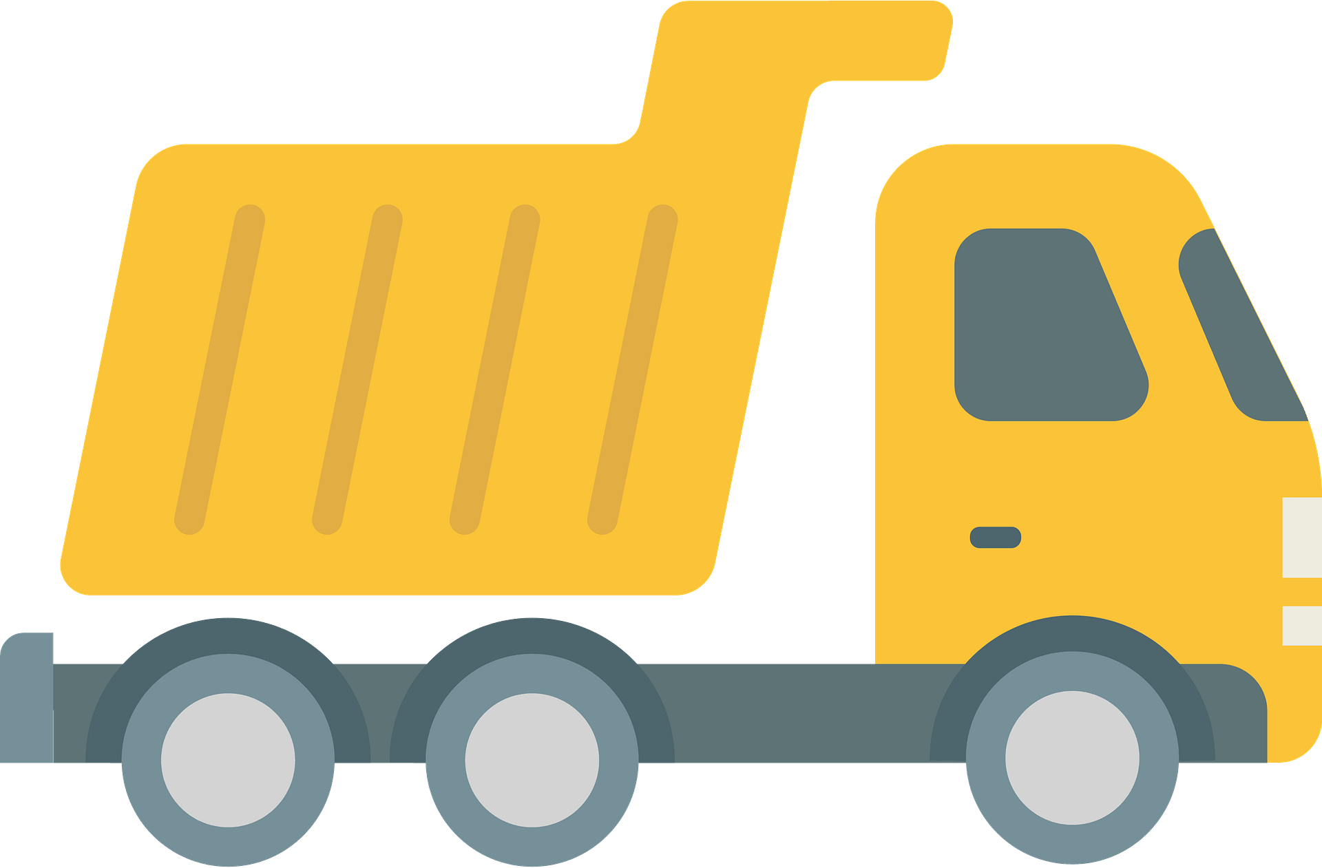 Vector Truck Dump Transparent PNG Image