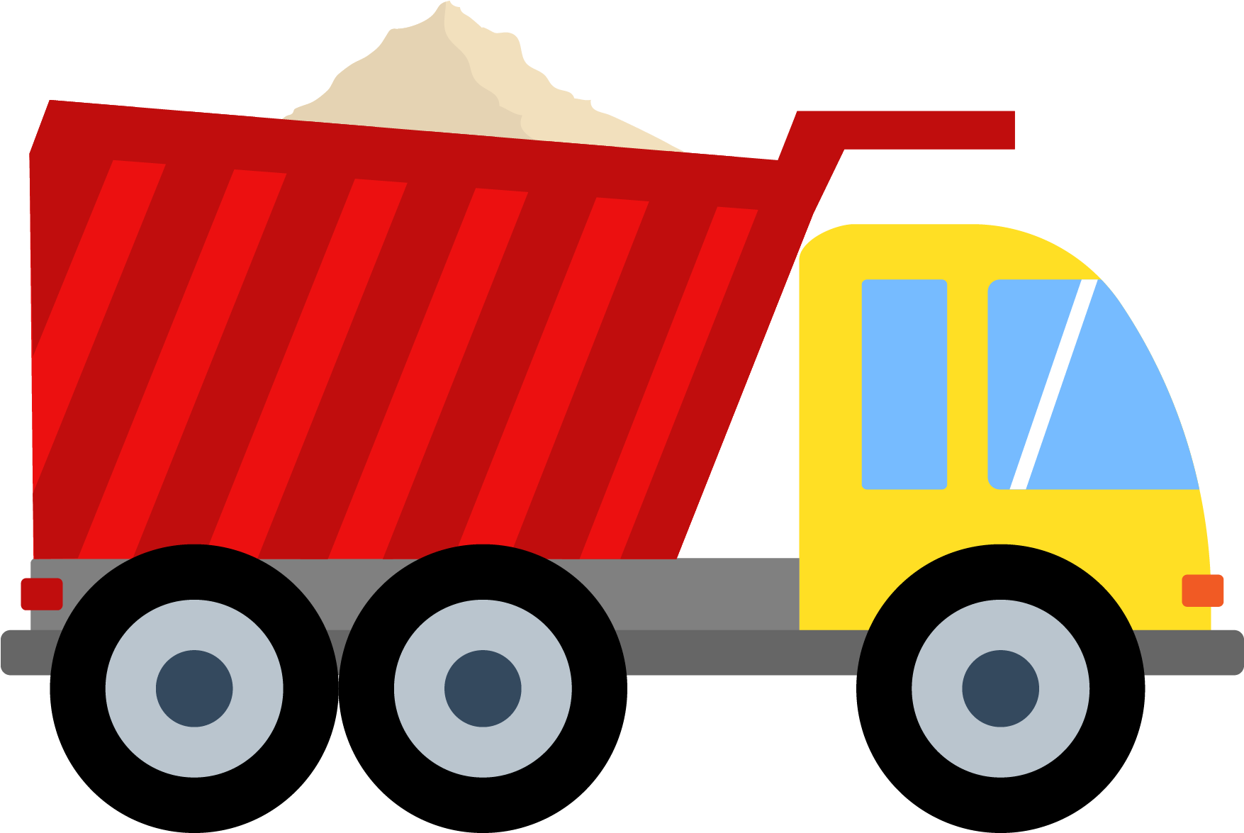 Vector Truck Dump Transparent PNG Image