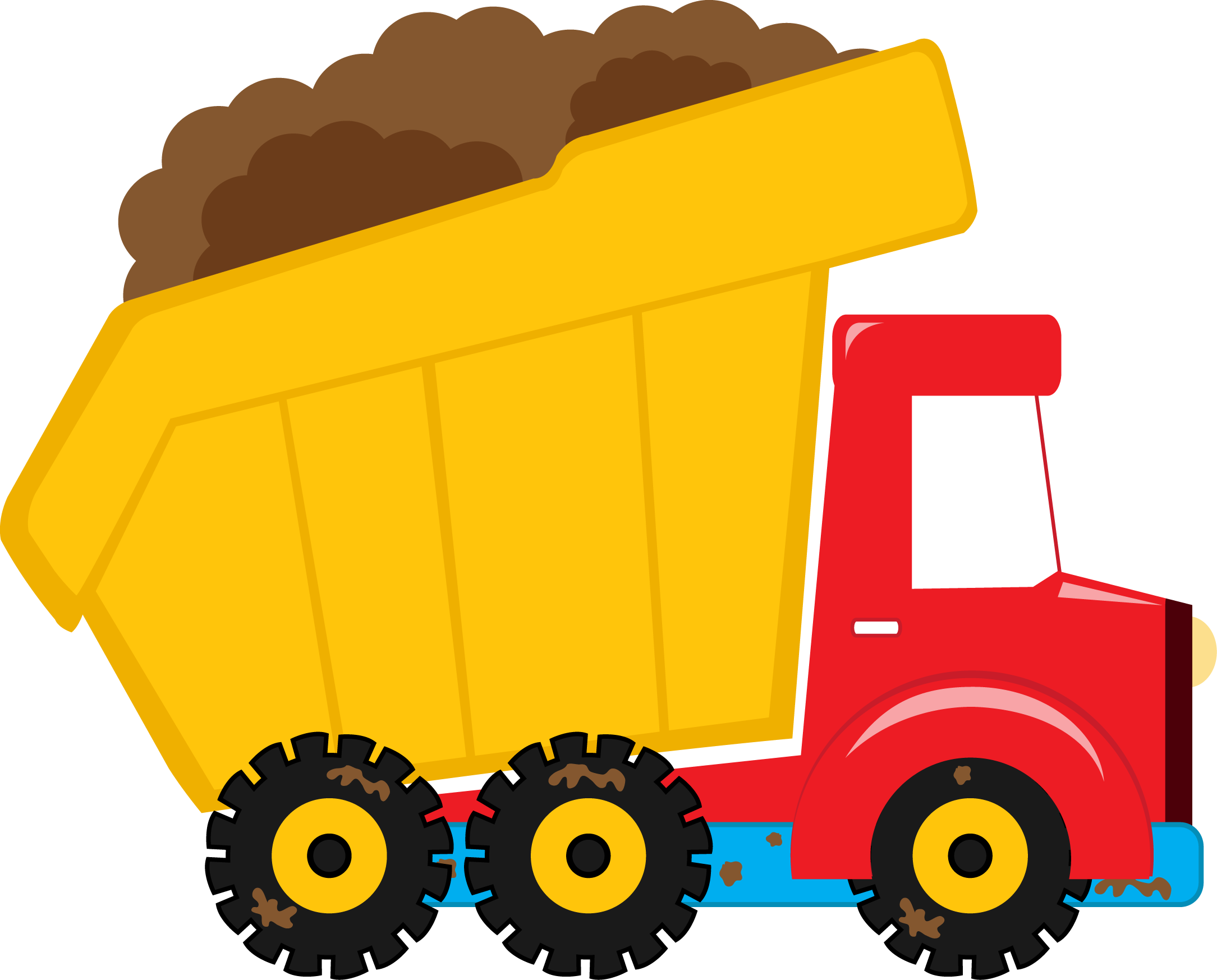 Vector Truck Dump Transparent PNG Image