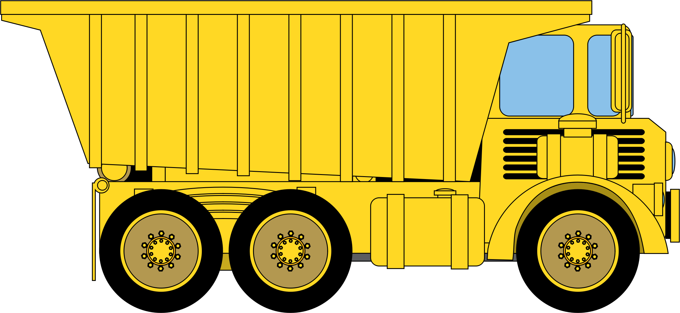 Vector Truck Dump Transparent PNG Image