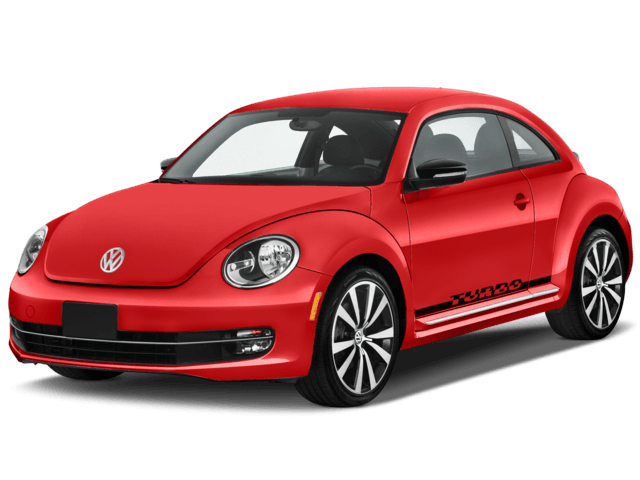 Red Volkswagen Beetle Car Transparent PNG Image