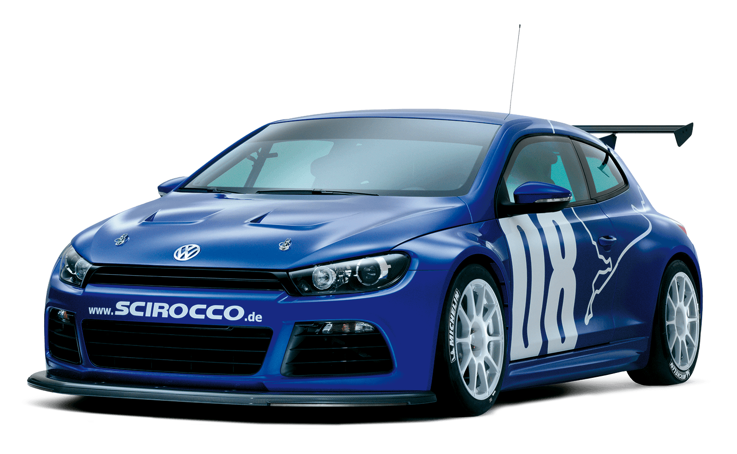 Racing Volkswagen Scirocco Car Transparent PNG Image