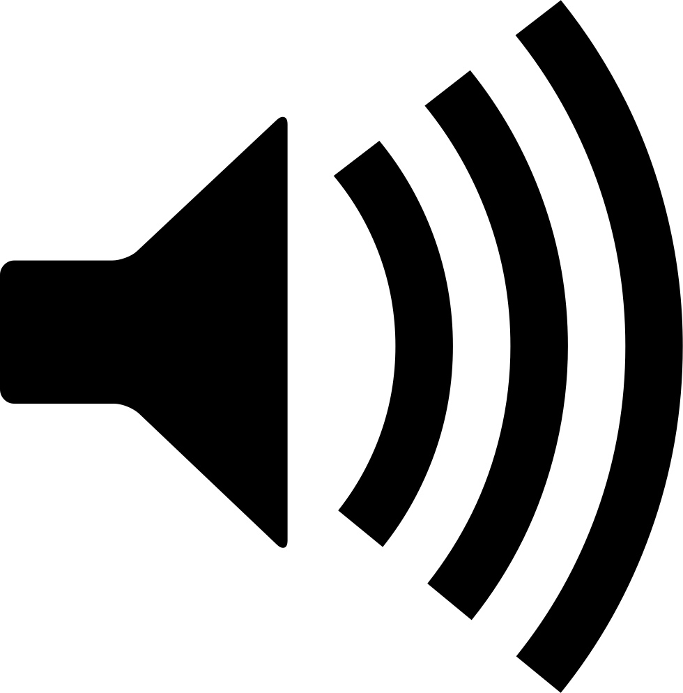 Volume Loudspeaker Transparent PNG Image