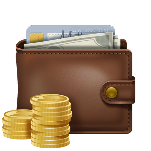 Wallet With Money Transparent PNG Image