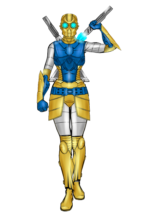 Sci Fi Warrior Transparent PNG Image