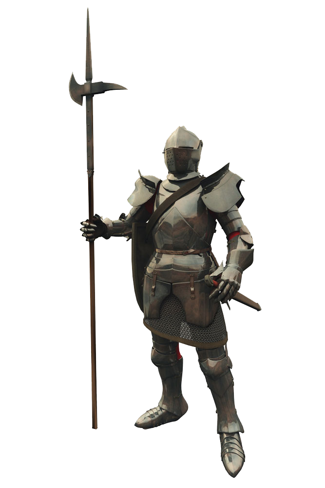 Middle Warrior Ages Spear Knight Transparent PNG Image