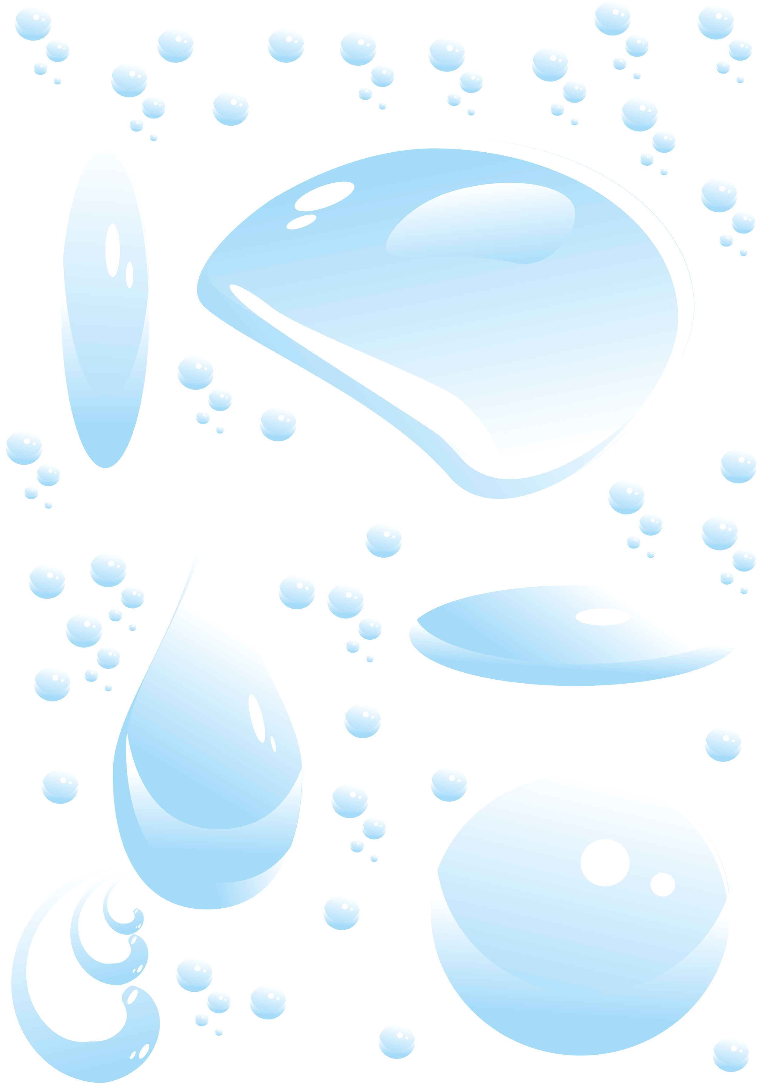 Water Drops Transparent PNG Image