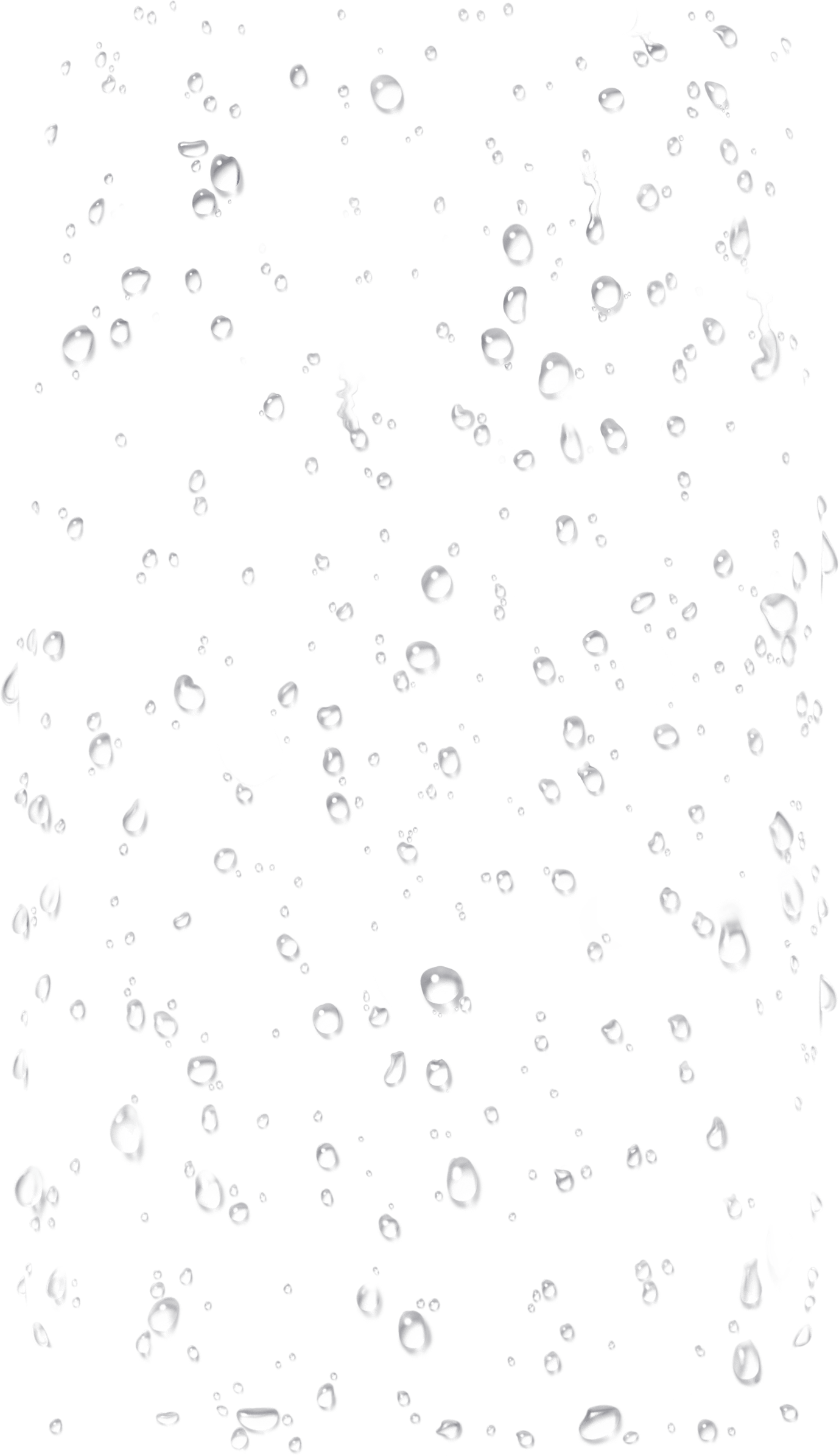 Water Drops Transparent PNG Image