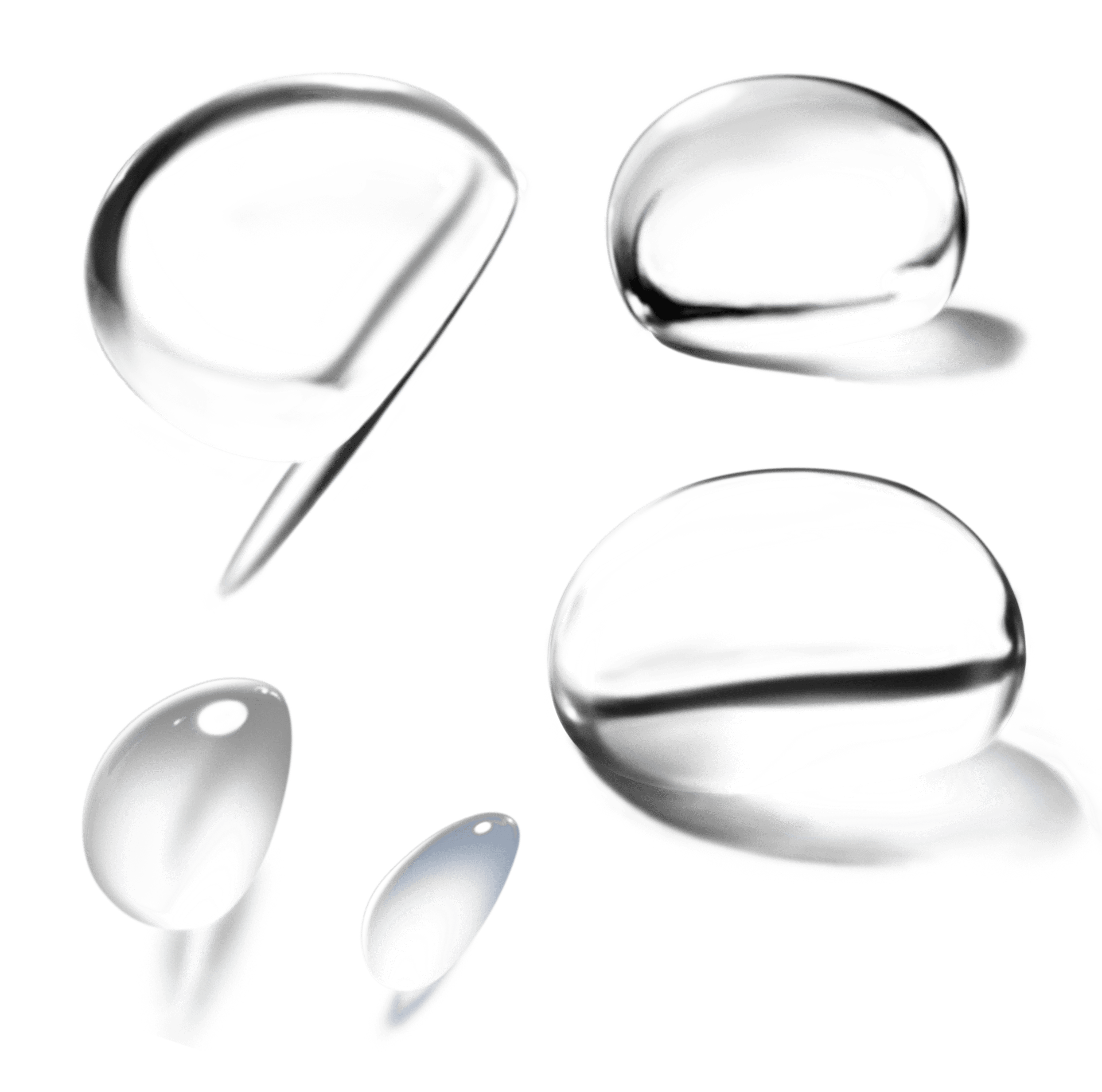 Water Drops Transparent PNG Image