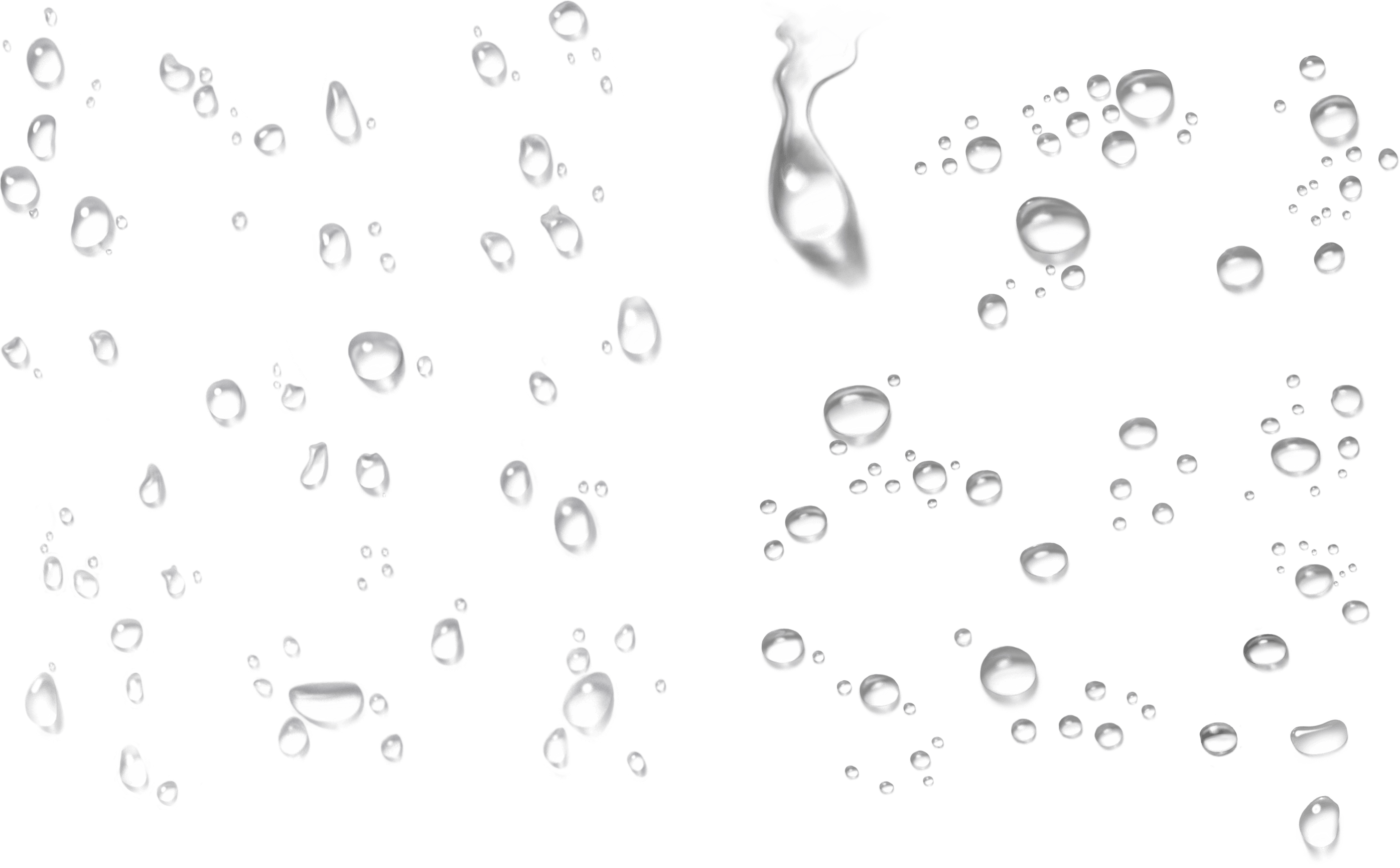 Water Drops Transparent PNG Image