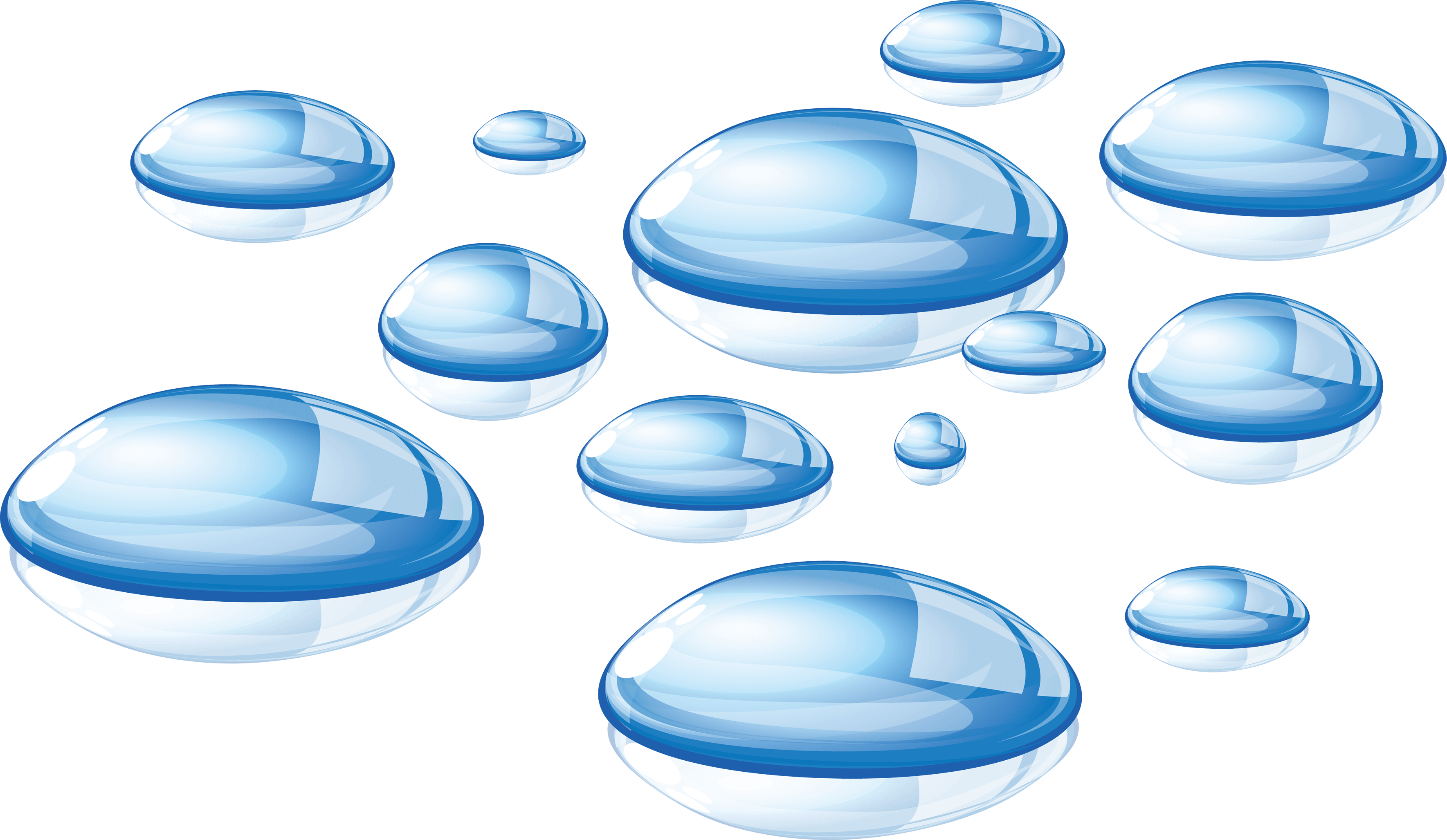 Water Drops Transparent PNG Image