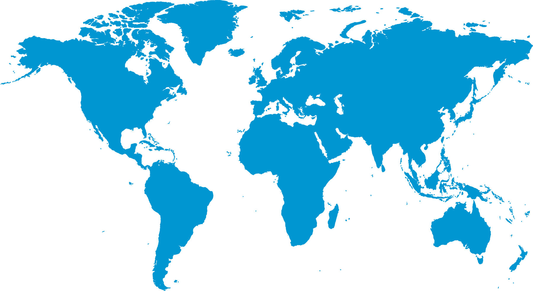 Blue World Globe Map Transparent PNG Image