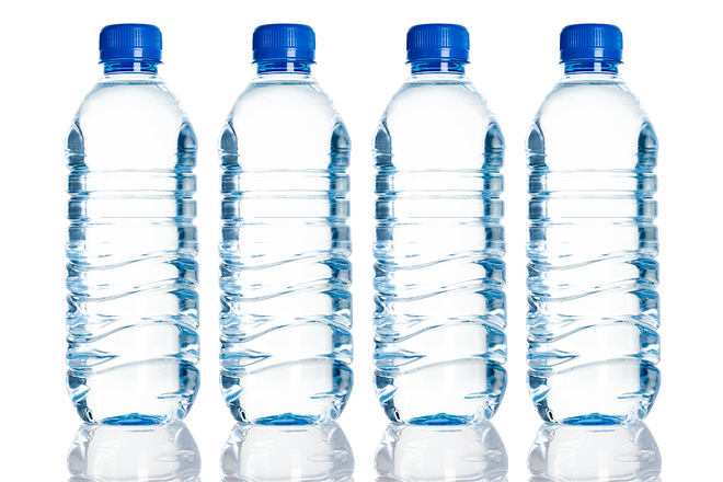 Water Bottle Plastic Transparent PNG Image