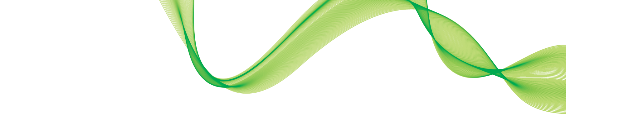 Vector Green Wave Transparent PNG Image