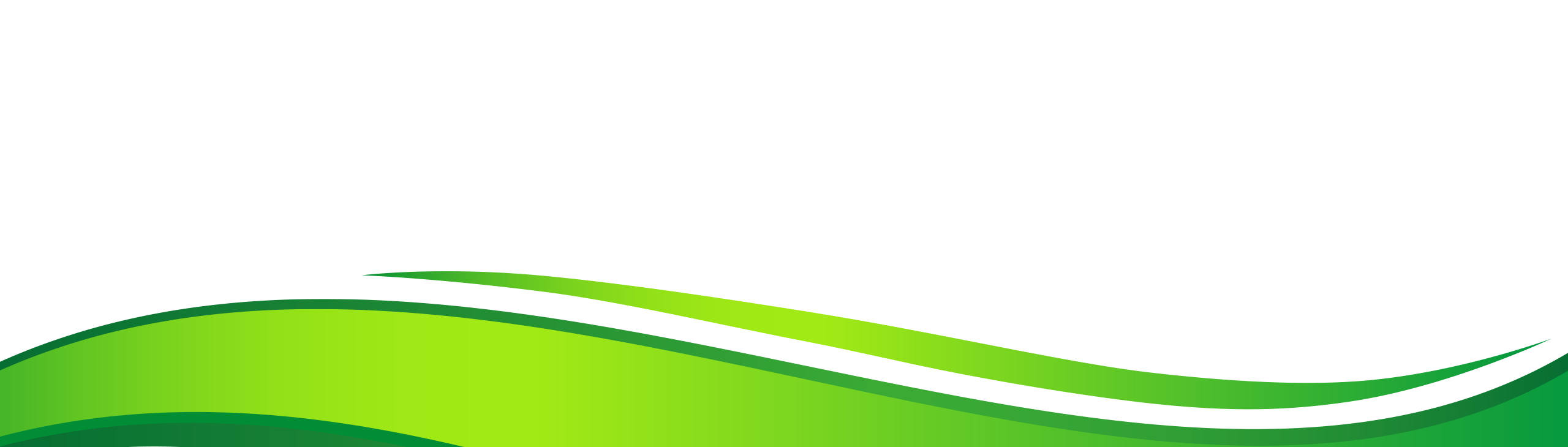 Vector Green Wave Transparent PNG Image