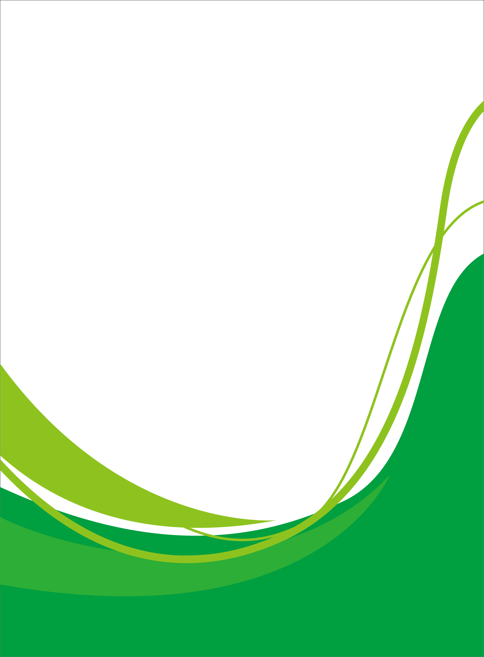 Abstract Green Wave Transparent PNG Image