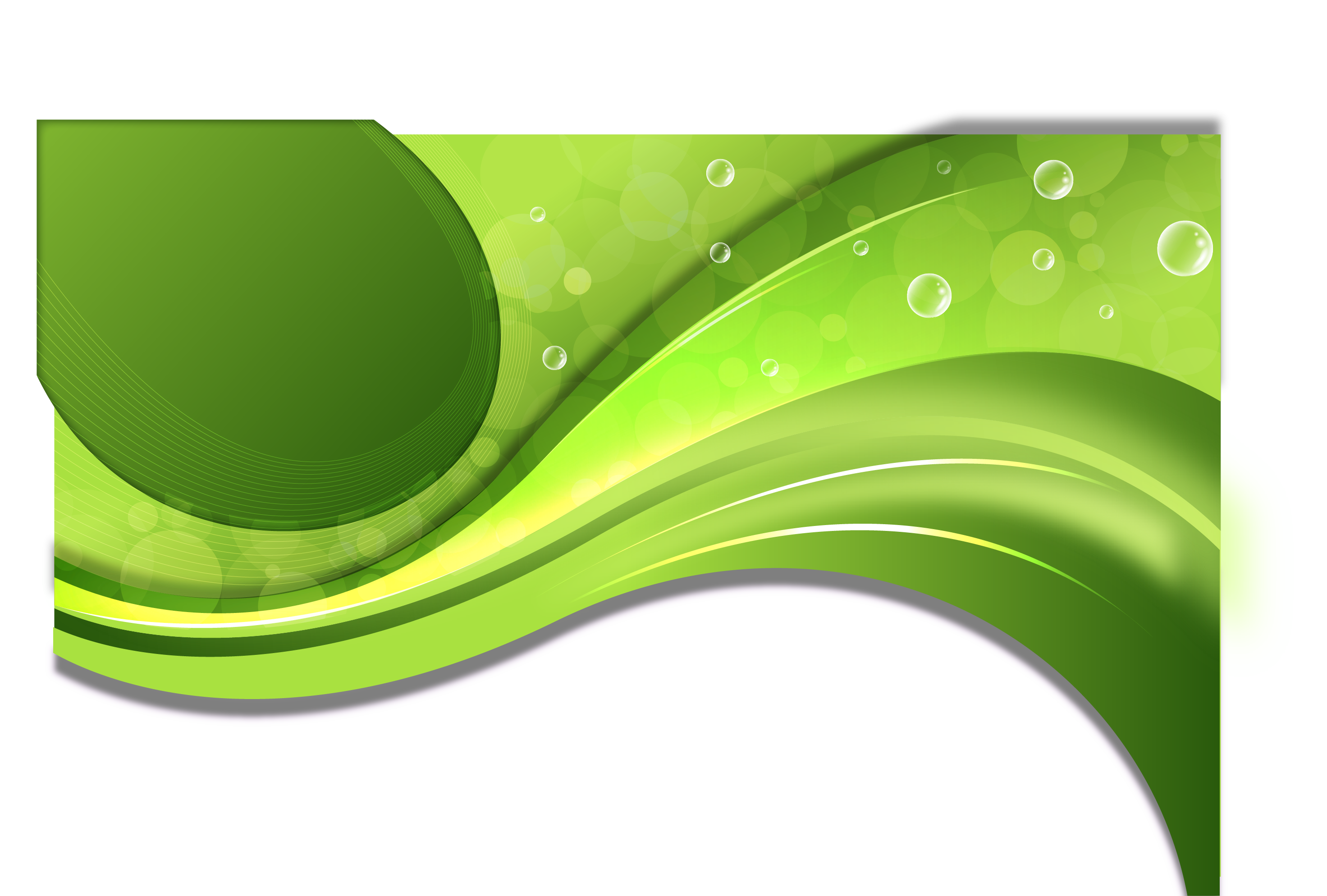 Green Wave Transparent PNG Image