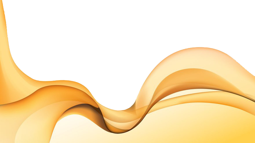 Golden Wave Transparent PNG Image