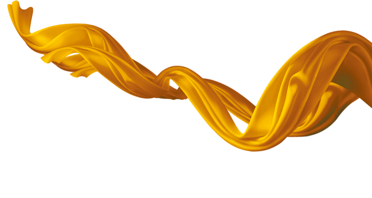 Golden Wave Transparent PNG Image