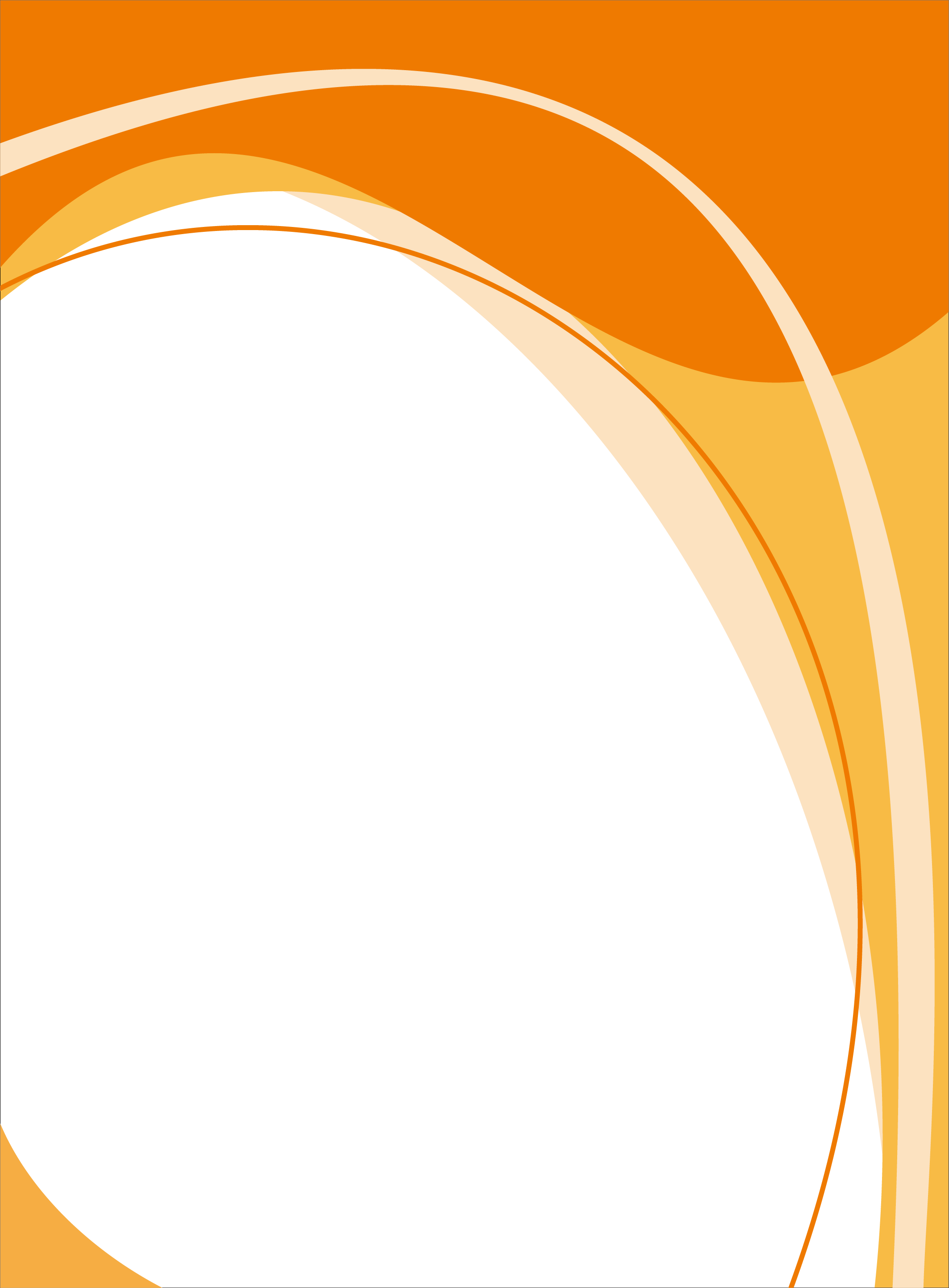 Orange Wave Transparent PNG Image