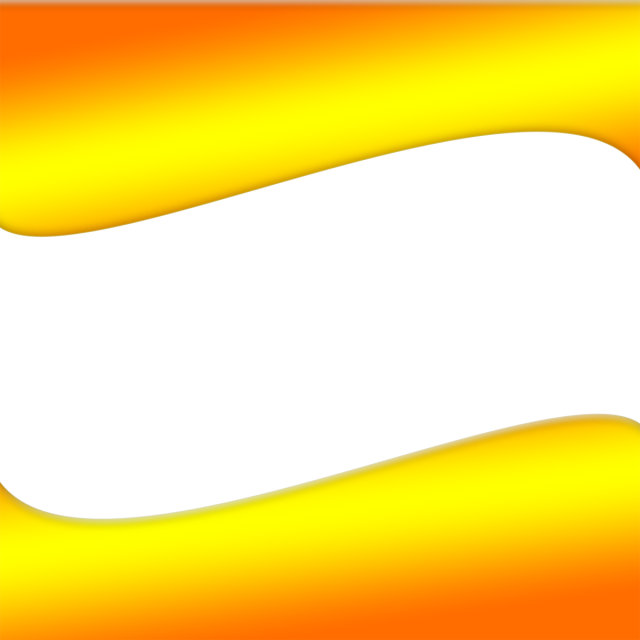 Yellow Wave Transparent PNG Image