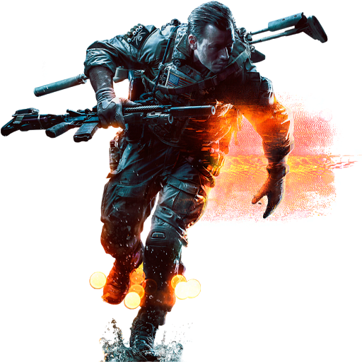 Battlefield Army Company Soldier Bad Play4 Transparent PNG Image