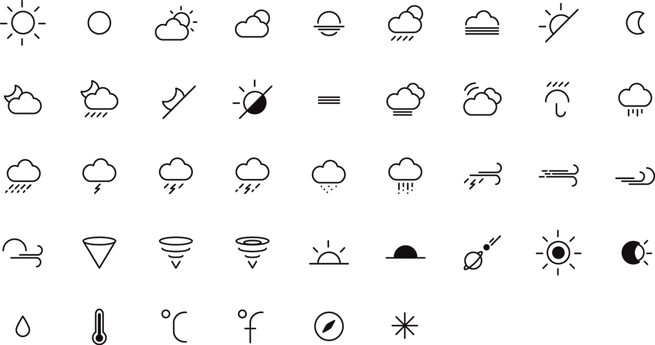 Weather Forecast Rain Icon Transparent PNG Image