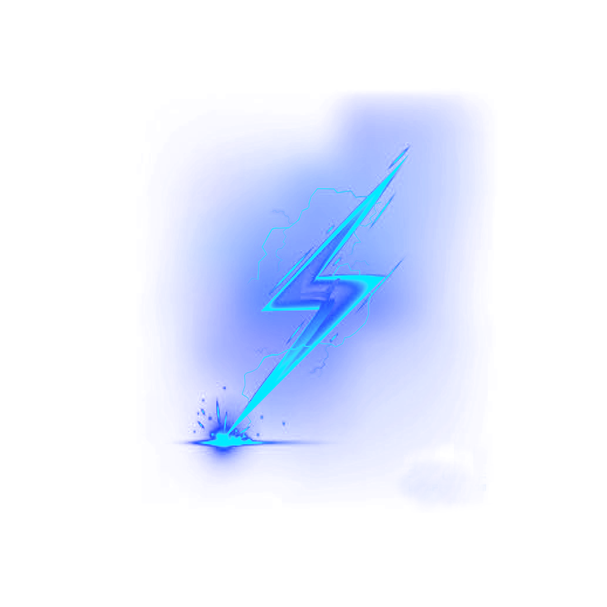 Blue Wallpaper Cartoon Lightning Transparent PNG Image