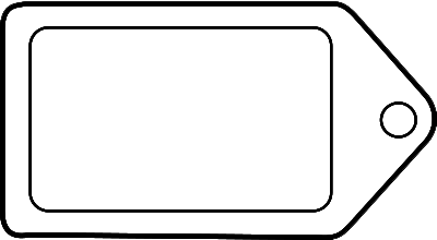 Blank Tag Transparent PNG Image