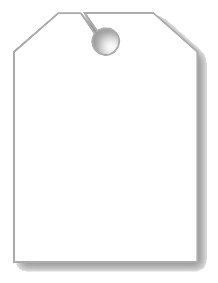 Blank Tag Transparent PNG Image