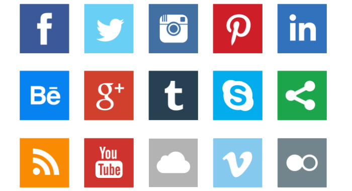 Social Icons Transparent PNG Image