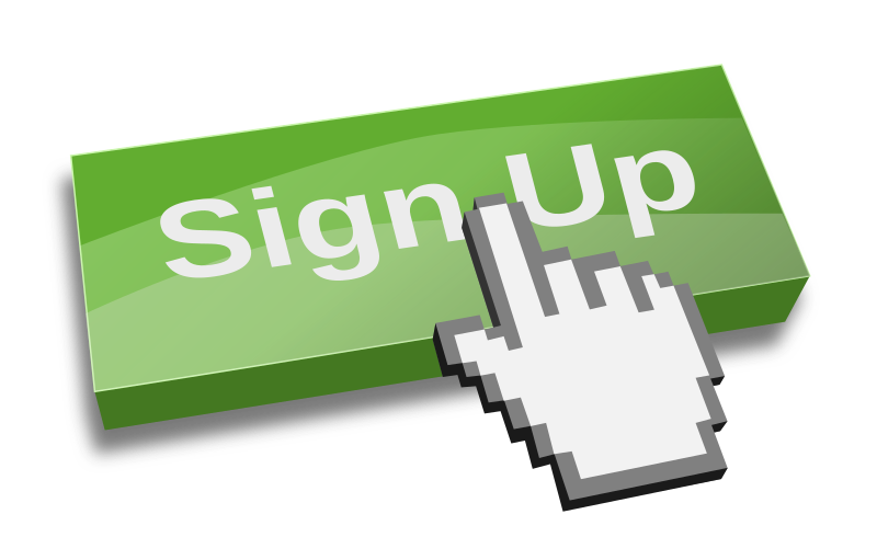 Sign Up Button Transparent PNG Image
