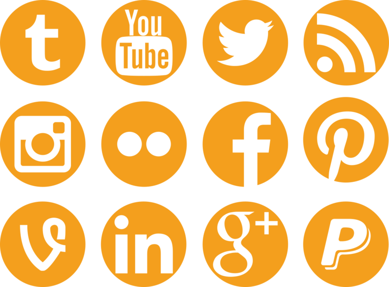 Social Icons Transparent PNG Image