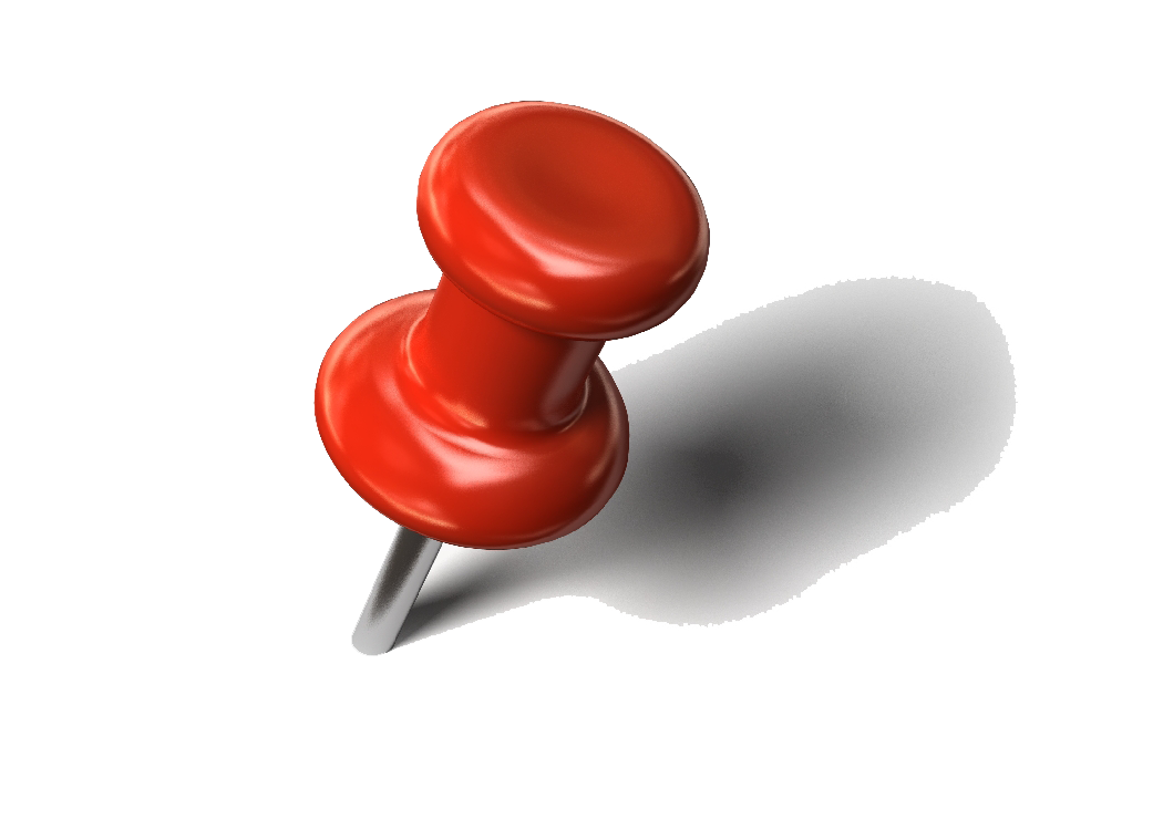 Pushpin Background Transparent PNG Image