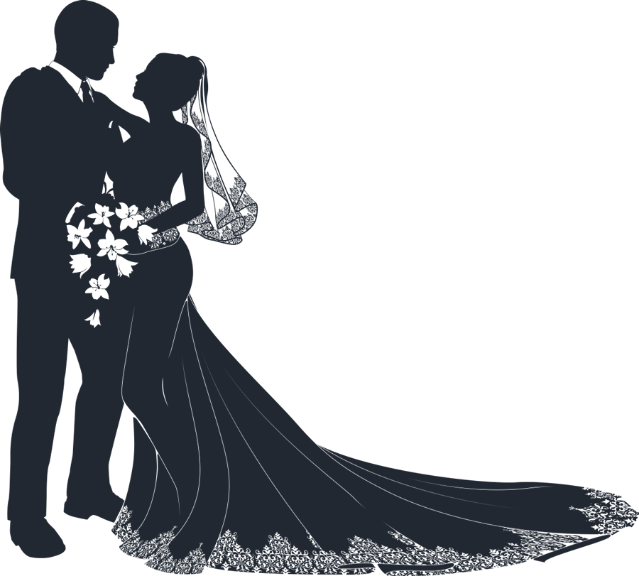 Wedding Couple Transparent PNG Image