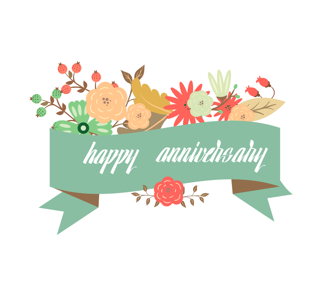 Card Happy Anniversary Greeting Wedding Transparent PNG Image