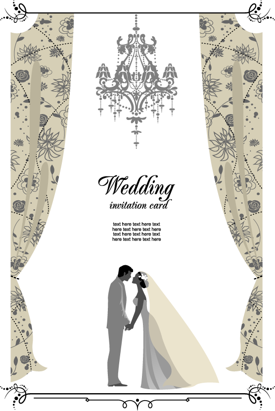 Vector Invitation Wedding Transparent PNG Image