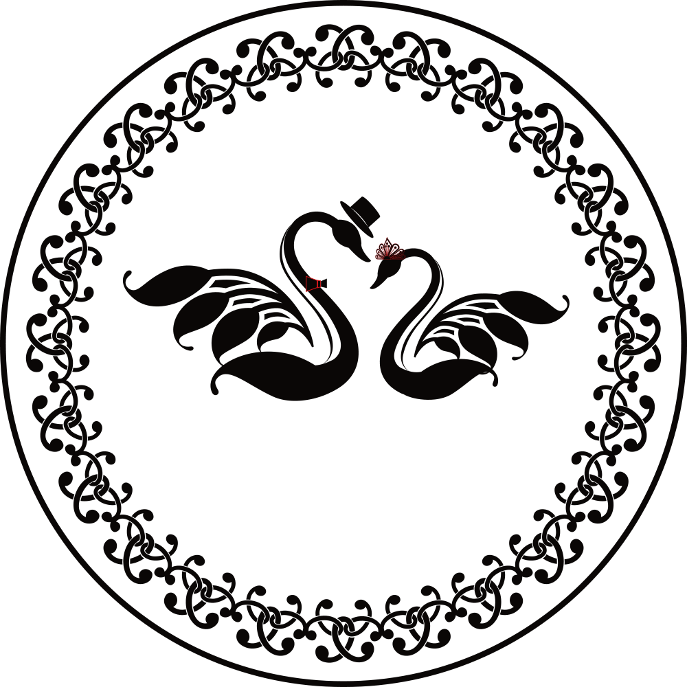 Duck Logo Vector Wedding Transparent PNG Image