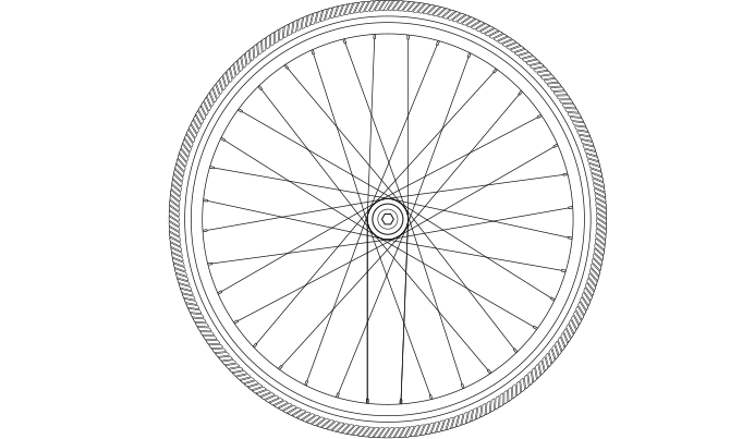 Wheel Bicycle Tire Transparent PNG Image