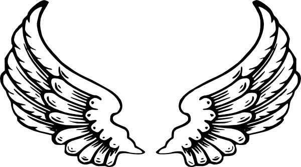 Angel Halo Wings Background Transparent PNG Image