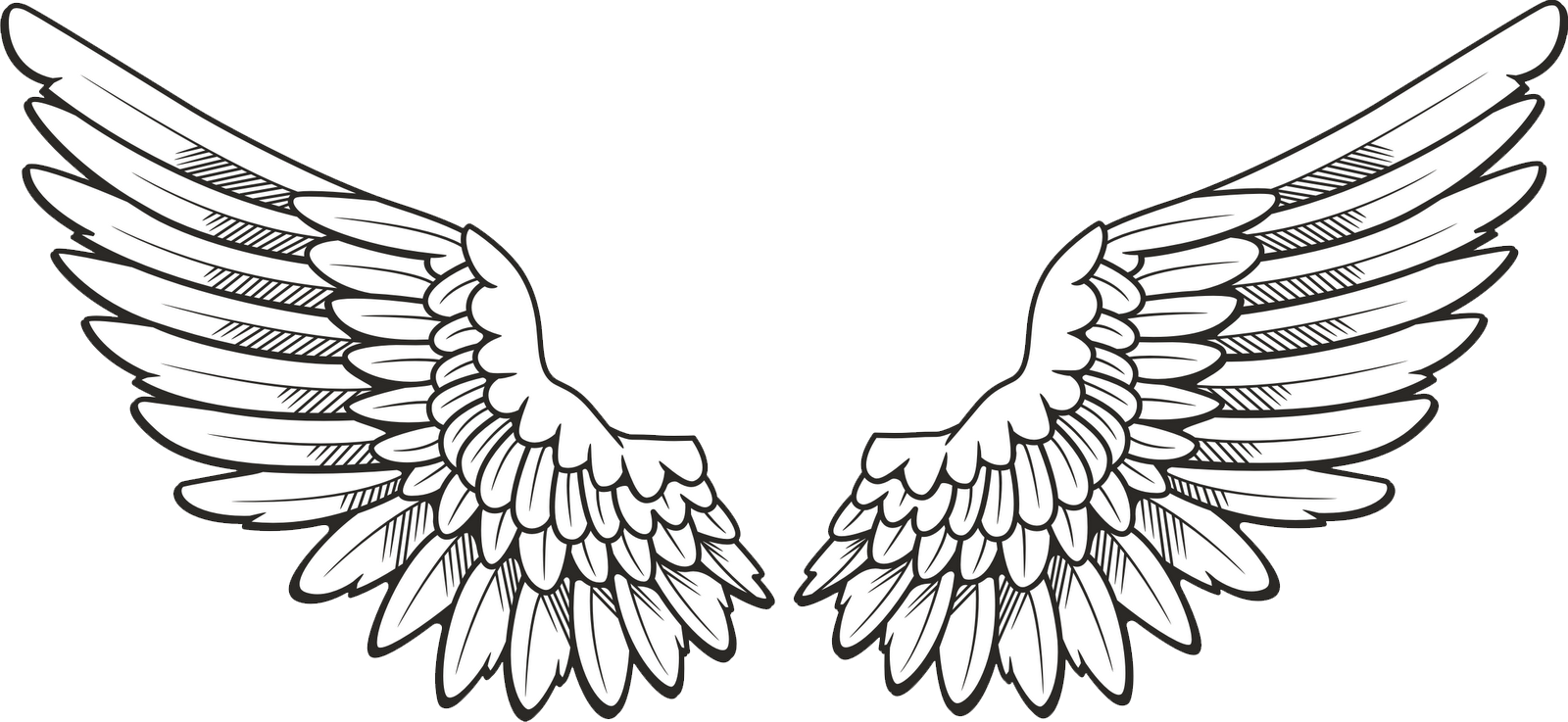 Angel Halo Wings Transparent PNG Image