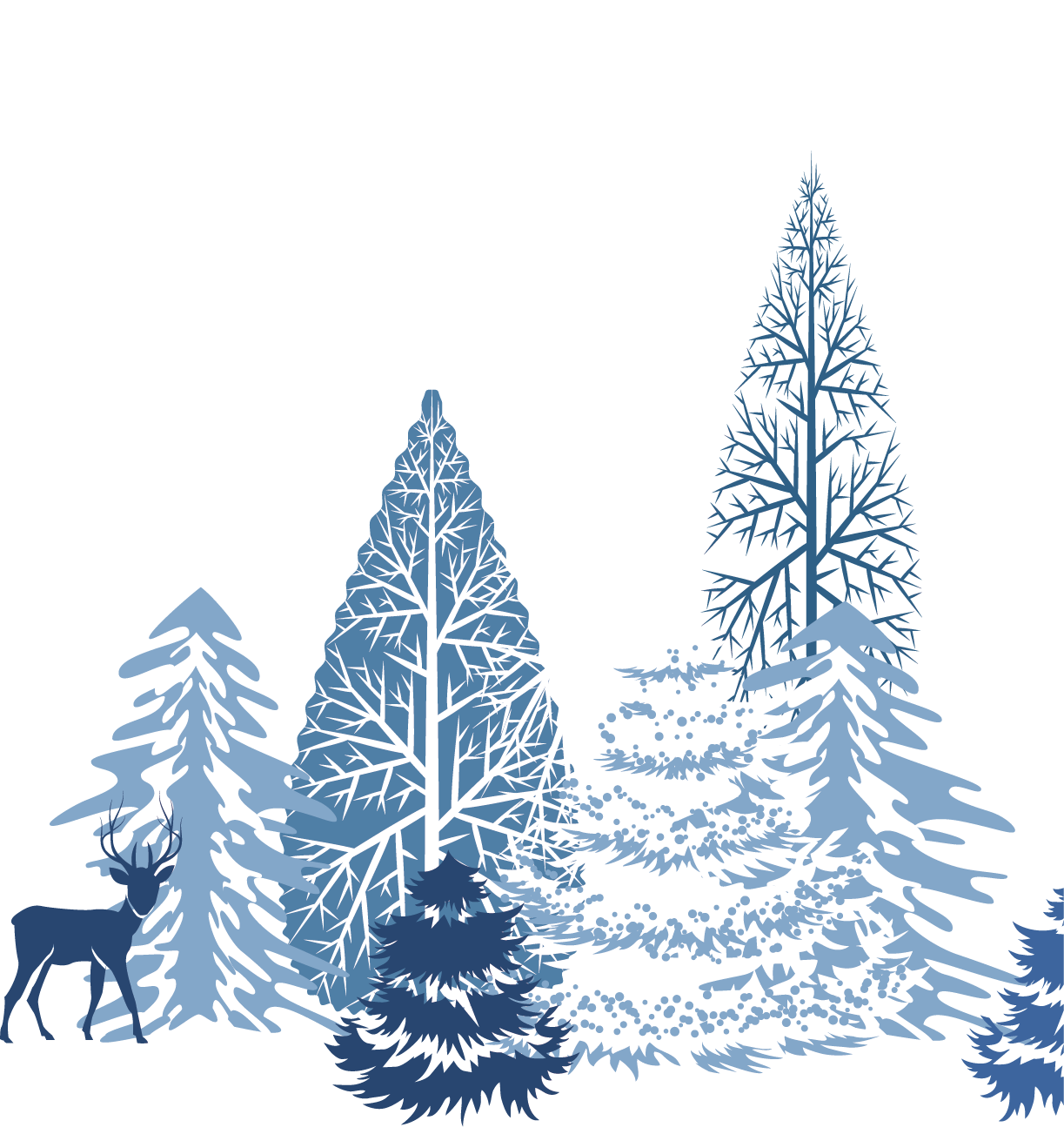 Tree Winter Transparent PNG Image