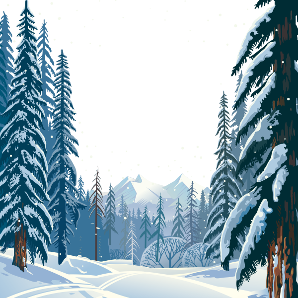 Tree Winter Transparent PNG Image