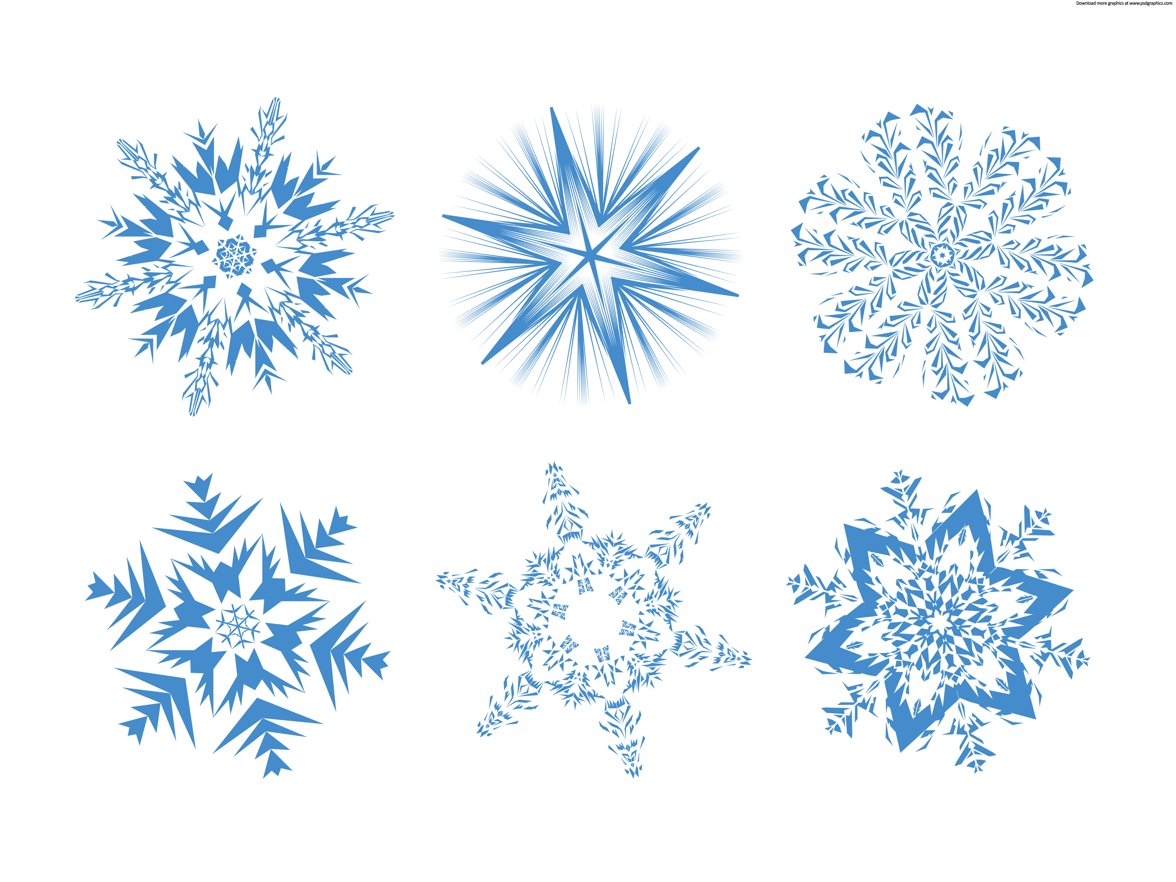 Snowflakes Transparent PNG Image