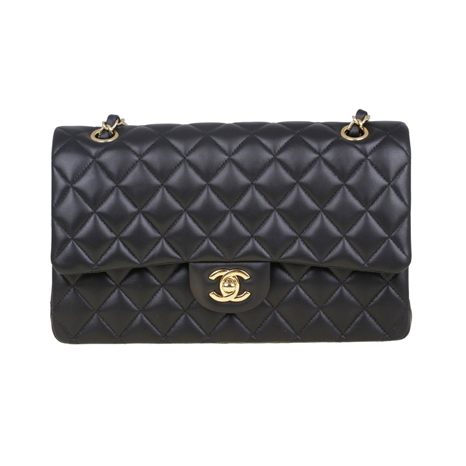 Handbag Leather Black Chanel Transparent PNG Image