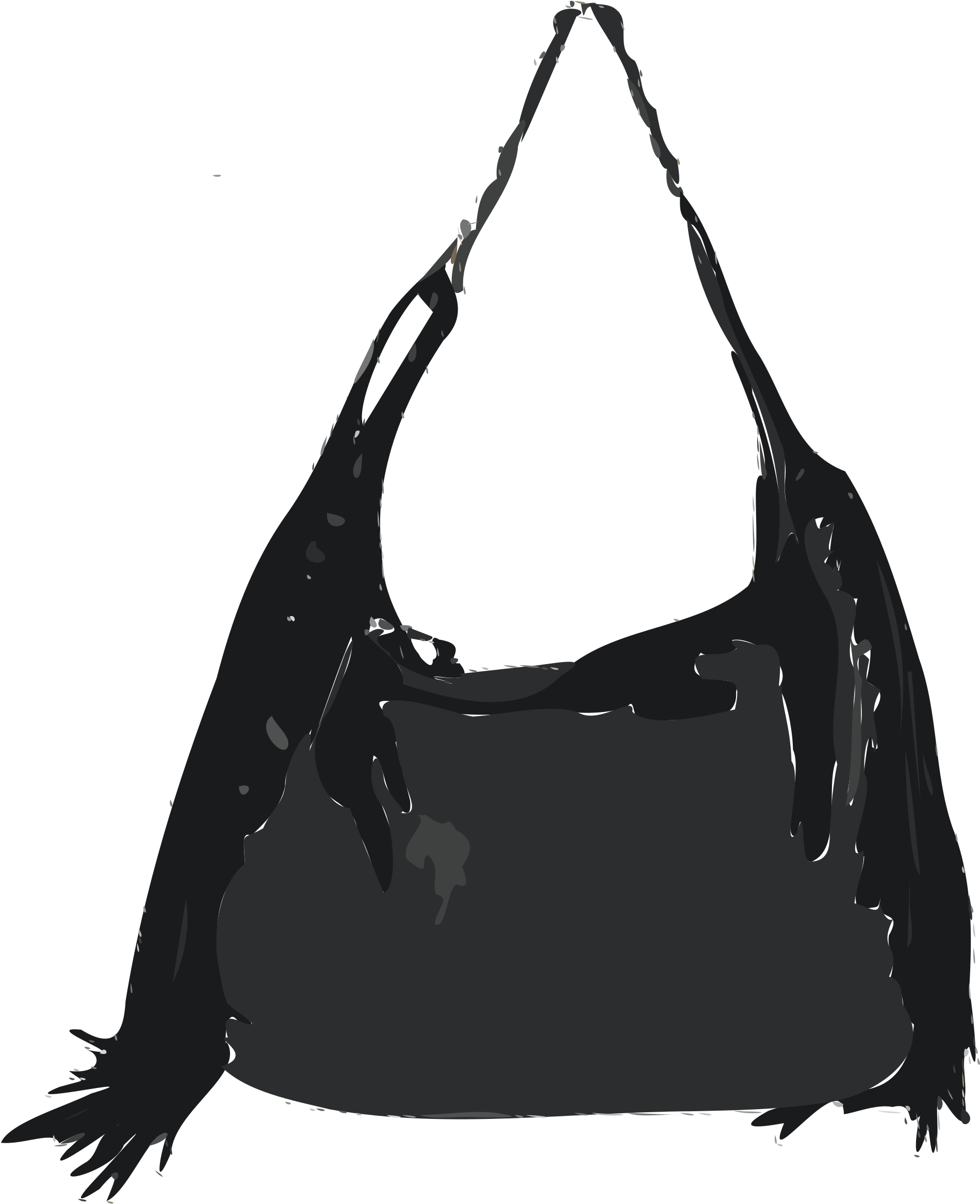 Handbag Leather Black Shoulder File Transparent PNG Image