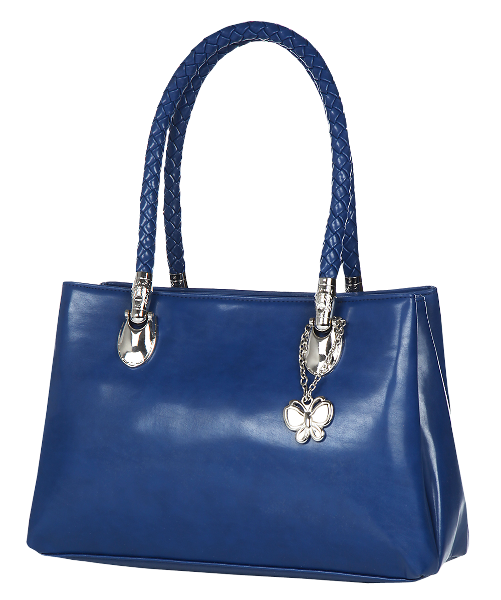 Blue Handbag Butterfly Transparent PNG Image